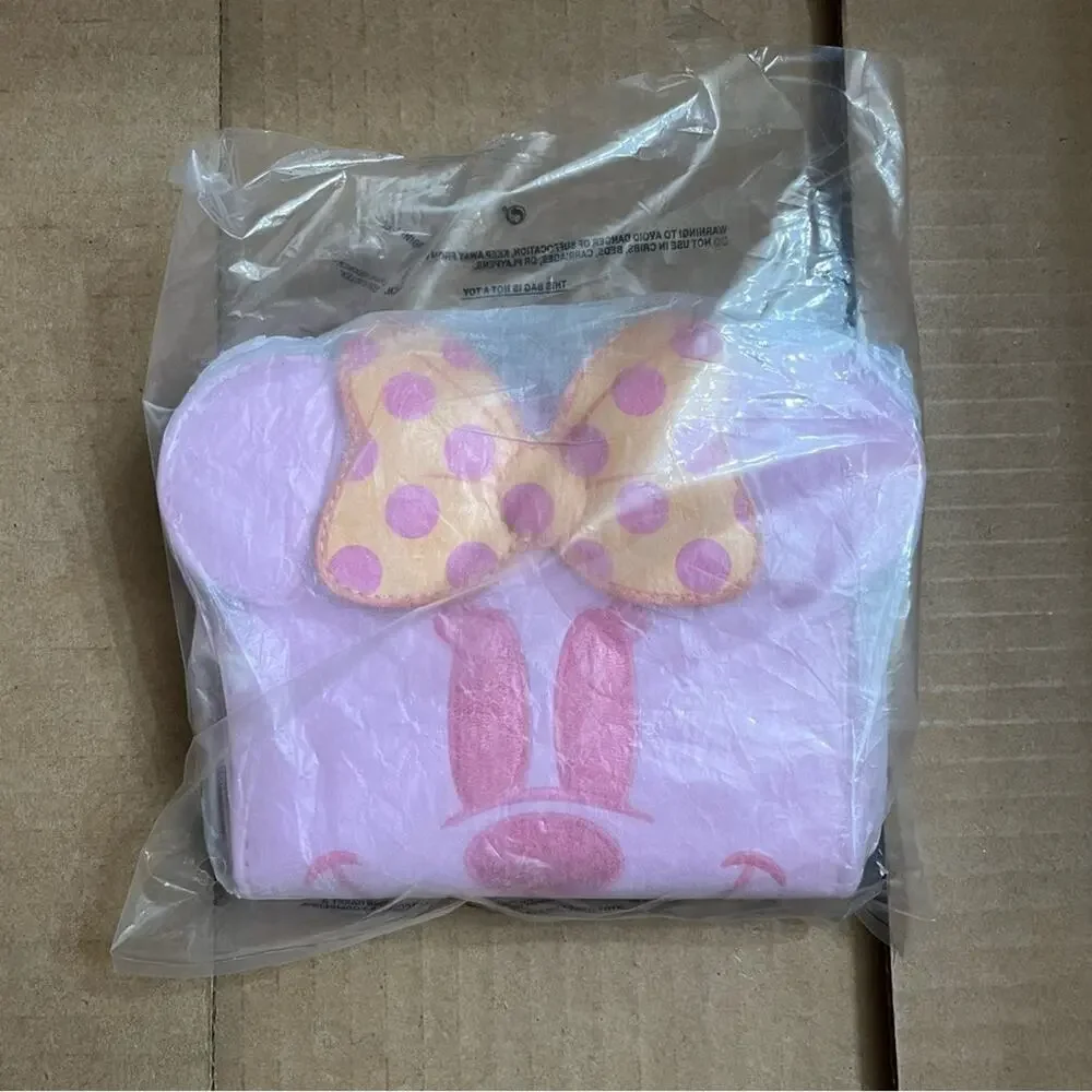 Loungefly Pastel Ghost Minnie Mouse Glow-in-the-Dark Zip Around Wallet